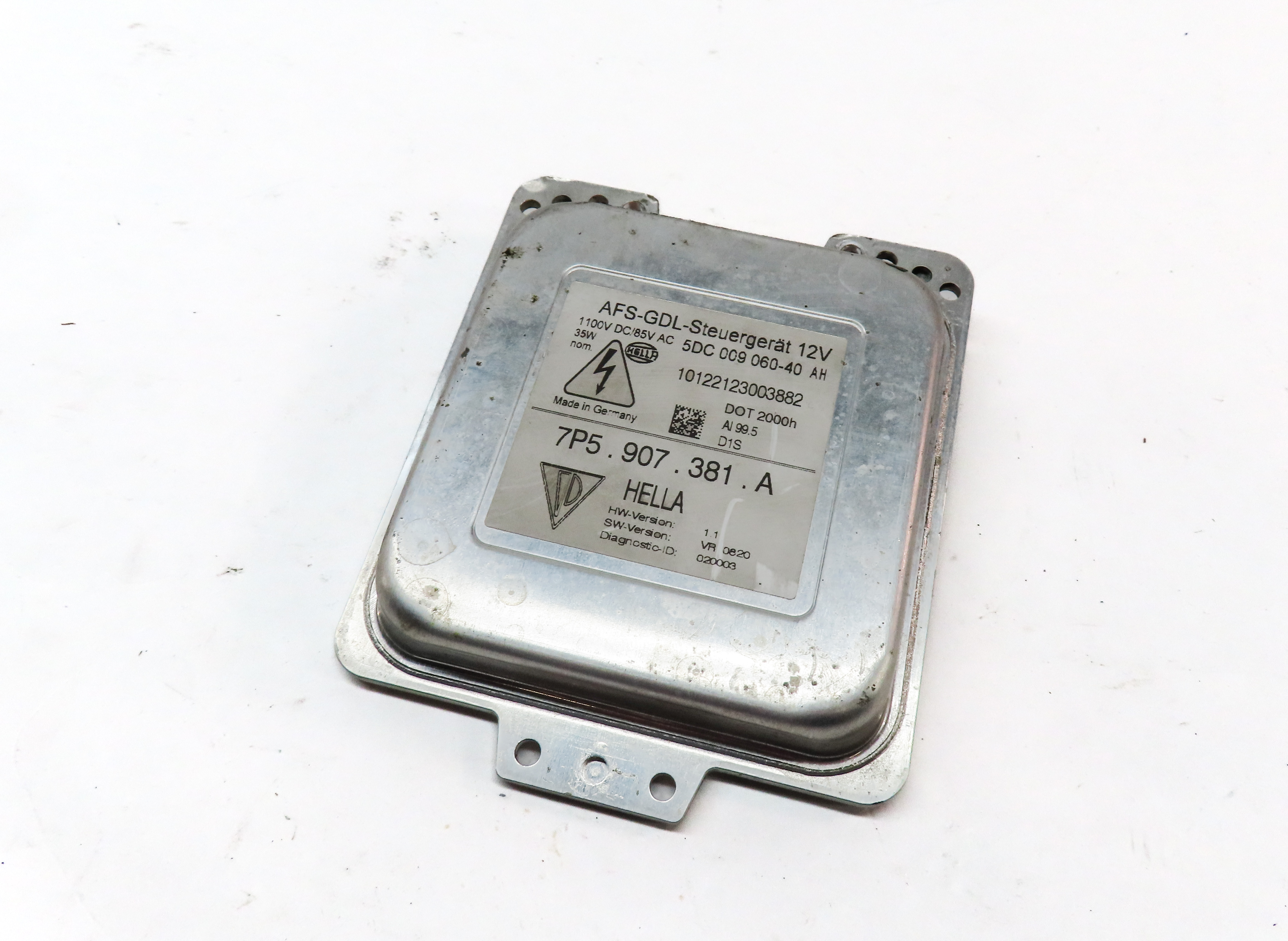 2011 PORSCHE CAYENNE 958 FRONT RIGHT PASSENGER HEADLIGHT HEAD LIGHT AFS BALLAST — exact item pictured